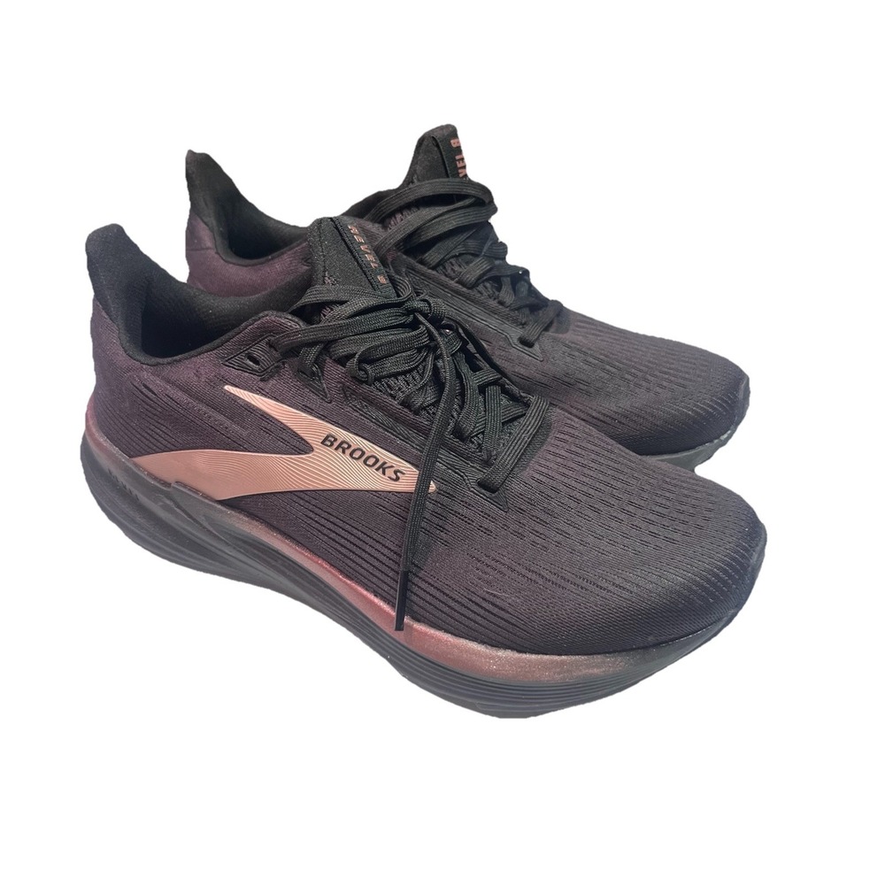 Brooks Revel 8 Shoes Womens Size 8.5Black Rose Gold Running Sneakers 1204561B043